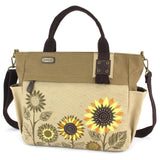 Chala Canvas Print Pocket Tote - Sunflower