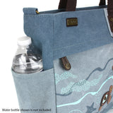 Chala Canvas Print Pocket Tote - Turtles