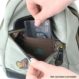 Chala Canvas Sling Bag - Monarch Butterfly