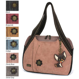 Bowling Bag - Dark Brown Chihuahua