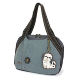 Bowling Bag - Shih Tzu White