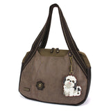 Bowling Bag - Shih Tzu White