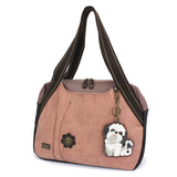Bowling Bag - Shih Tzu White