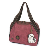 Bowling Bag - Shih Tzu White