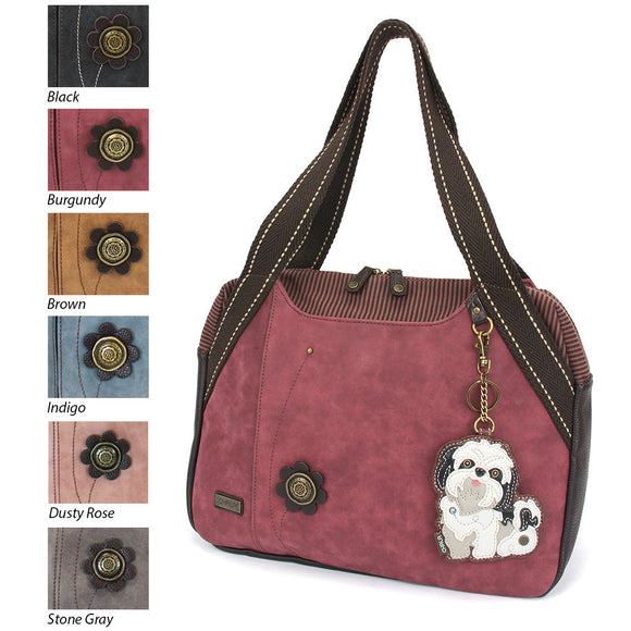 Bowling Bag - Shih Tzu White