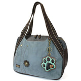 Bowling Bag - Paw Print Teal