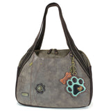 Bowling Bag - Paw Print Teal