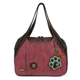 Bowling Bag - Paw Print Teal