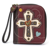Zip Around Wallet - Cross