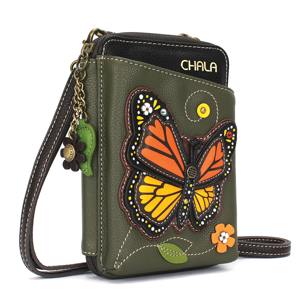 Wallet Xbody - Monarch Butterfly – Whimsical Bags