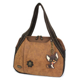 Bowling Bag - Dark Brown Chihuahua