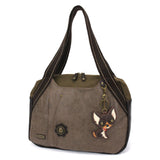 Bowling Bag - Dark Brown Chihuahua